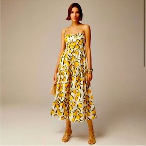 J. Crew Limoncello A-Line Sundress With Pockets